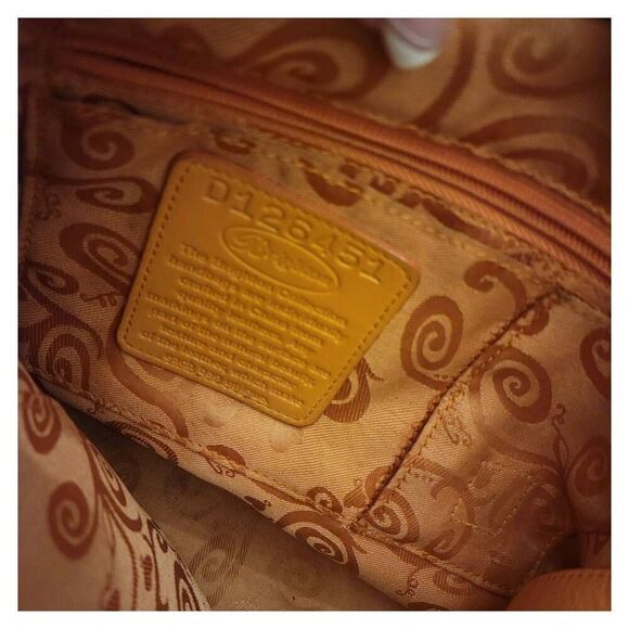 Brighton Brown Black Leather Snakeskin Pattern Medium Large Shoulder Bag - Picture 13 of 15